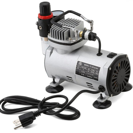 UpGrade RC S-20BK Airbrush Oil-Less Mini Air Compressor (Piston Type) UPG-13101