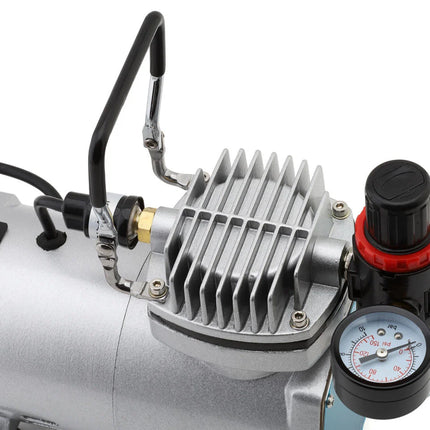 UpGrade RC S-20BK Airbrush Oil-Less Mini Air Compressor (Piston Type) UPG-13101