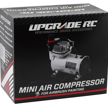 UpGrade RC S-20BK Airbrush Oil-Less Mini Air Compressor (Piston Type) UPG-13101