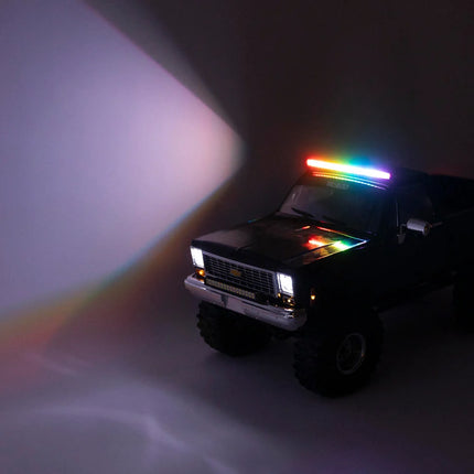 UpGrade RC 156mm RGB LED Light Bar (Black) (20 Lighting Functions) UPG-16504