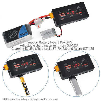 Ultra Power Technology UPS6 25W 1S x 6 Compact DC Charger UPTUPS6