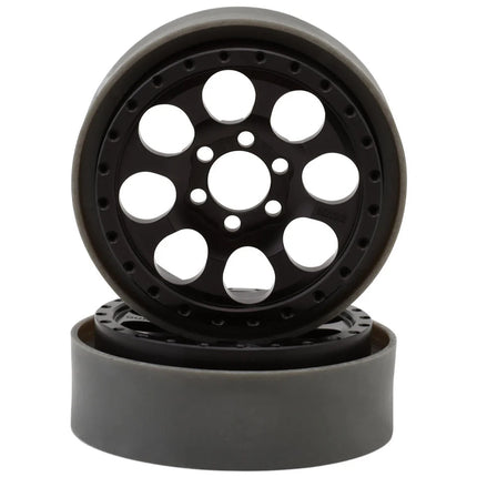 Vanquish Products KMC 2.2 KM237 Riot Beadlock Crawler Wheels (2) Various Colors