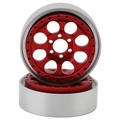 Vanquish Products KMC 2.2 KM237 Riot Beadlock Crawler Wheels (2) Various Colors