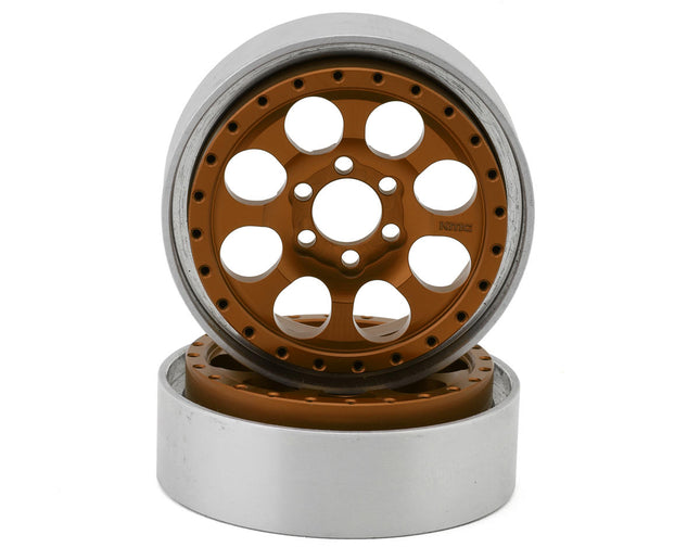 Vanquish Products KMC 2.2 KM237 Riot Beadlock Crawler Wheels (2) Various Colors