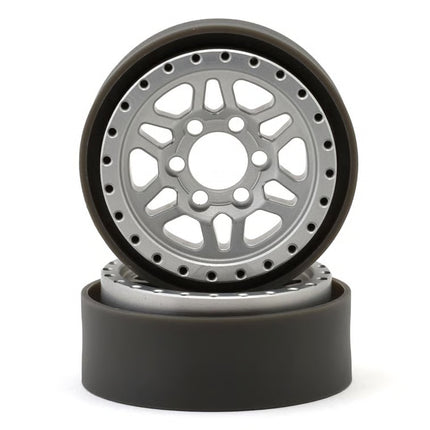 Vanquish Products Battle Born Kilo 1.9" Beadlock Crawler Wheels (Various Colors) (2)