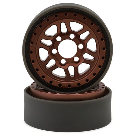 Vanquish Products Battle Born Kilo 1.9" Beadlock Crawler Wheels (Various Colors) (2)