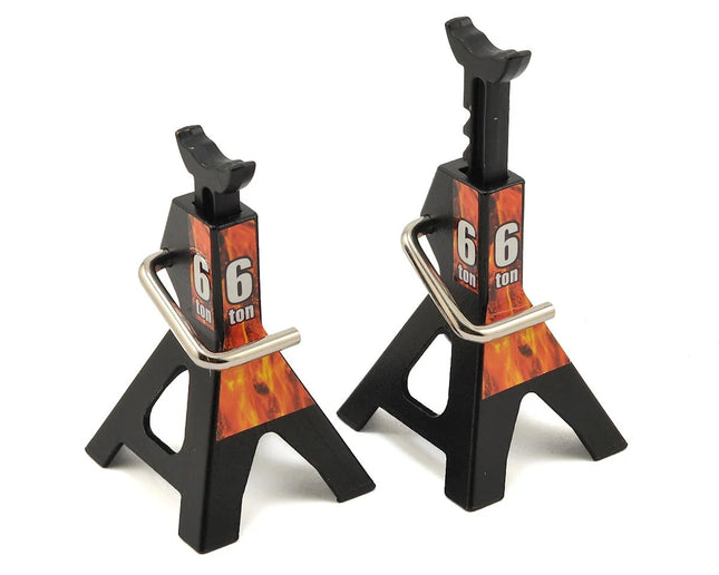 Yeah Racing YA-0374BK Height Adjustable 6 Ton Jack (Black) (2) YEA-YA-0374BK