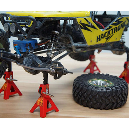 Yeah Racing YA-0374RD Height Adjustable 6 Ton Jack (Red) (2) YEA-YA-0374RD