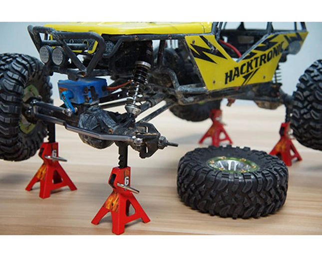 Yeah Racing YA-0374RD Height Adjustable 6 Ton Jack (Red) (2) YEA-YA-0374RD